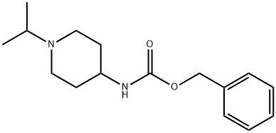 Carbamic acid, [1-(1-methylethyl)-4-piperidinyl]-, phenylmethyl ester (9CI) Structure