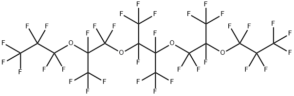 2,3-双[2-（七氟丙氧基）-1,1,2,3,3,3-六氟丙氧基] -1,1,1,2,3,4,4,4-八氟丁烷 结构式
