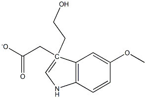 O-acetyl-5-methoxytryptophenol Structure