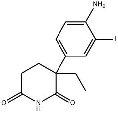 3-iodo-4-aminoglutethimide Struktur