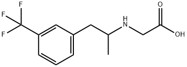 1-(3-trifluoromethylphenyl)-2-(2-carboxymethyl)aminopropane Structure