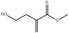 Butanoic acid, 4-hydroxy-2-methylene-, methyl ester Struktur