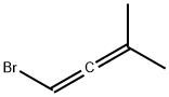 1,2-Butadiene, 1-bromo-3-methyl- Struktur