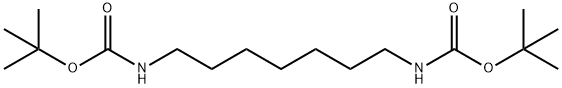 Carbamic acid, 1,7-heptanediylbis-, bis(1,1-dimethylethyl) ester (9CI) Structure
