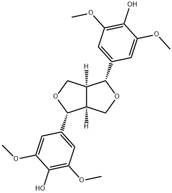 (-)-Syringaresinol Structure