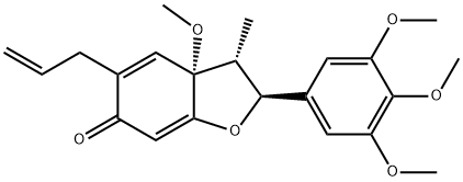 (2S)-3,3a-ジヒドロ-3aβ-メトキシ-3β-メチル-5-(2-プロペニル)-2-(3,4,5-トリメトキシフェニル)-6(2H)-ベンゾフラノン