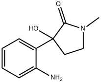 rac-(R*)-1,3-ジヒドロ-3-ヒドロキシ-3-[2-(メチルアミノ)エチル]-2H-インドール-2-オン 化学構造式