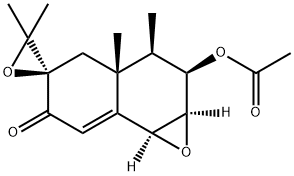 62445-06-1 (1aR,5R)-2α-Acetoxy-1aβ,2,3,3a,4,7bβ-hexahydro-3α,3',3',3aα-tetramethylspiro[naphth[1,2-b]oxirene-5(6H),2'-oxiran]-6-one