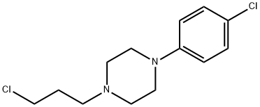 1-(4-Chlorophenyl)-4-(3-chloropropyl)piperazine, 6323-14-4, 结构式