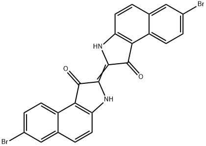 7,7'-Dibromo-Δ2,2'(1H,1'H)-bi[3H-benz[e]indole]-1,1'-dione Structure