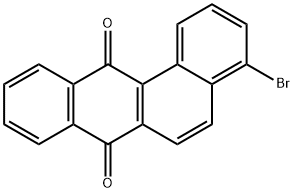 Benz[a]anthracene-7,12-dione, 4-bromo- Structure