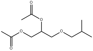 3-Isobutoxy-1,2-propanediol=diacetate ester Struktur