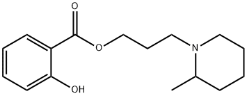 3-(2-Methylpiperidino)propyl=o-hydroxybenzoate Struktur