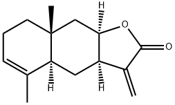 (3aR)-3aα,4,4aα,7,8,8a,9,9aα-Octahydro-5,8aβ-dimethyl-3-methylenenaphtho[2,3-b]furan-2(3H)-one Structure