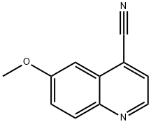 4-Quinolinecarbonitrile, 6-methoxy- Structure