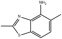 4-Benzothiazolamine,2,5-dimethyl-(9CI) Structure