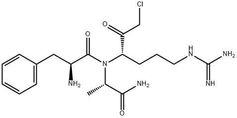 phenylalanyl-alanyl-arginine chloromethyl ketone Structure