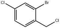 Benzene, 2-bromo-4-chloro-1-(chloromethyl)- Structure