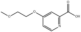 2-Pyridinecarboxylicacid,4-(2-methoxyethoxy)-(9CI) Structure