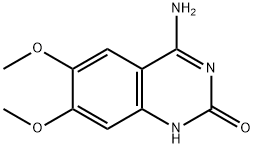 2(1H)-Quinazolinone, 4-amino-6,7-dimethoxy- Struktur