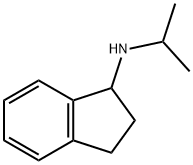 N-(PROPAN-2-YL)-2,3-DIHYDRO-1H-INDEN-1-AMINE, 66658-06-8, 结构式