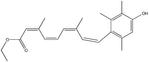 4-Hydroxyetretinate Struktur