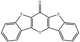 6H-Bis1benzothieno3,2-b:2,3-epyran-6-one Struktur