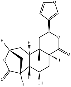 (2S)-2β-(3-Furyl)-5,6,6aβ,7,10,11,11aα,11b-octahydro-6α-hydroxy-11bβ-methyl-7β,10β-methano-2H-pyrano[4,3-g][3]benzoxepine-4,8(1H,4aαH)-dione Structure