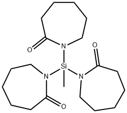 2H-Azepin-2-one, 1,1,1-(methylsilylidyne)trishexahydro- Structure