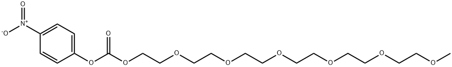 m-PEG7-4-nitrophenyl carbonate, 678150-56-6, 结构式