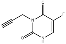 2,4(1H,3H)-Pyrimidinedione,5-fluoro-3-(2-propynyl)-(9CI) Structure