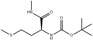 (R)-2-(BOC-氨基)-N-甲基-4-(甲硫基)丁酰胺, 68800-01-1, 结构式