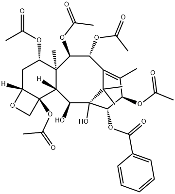 14beta-Benzoyloxy-2-deacetylbaccatin VI 化学構造式