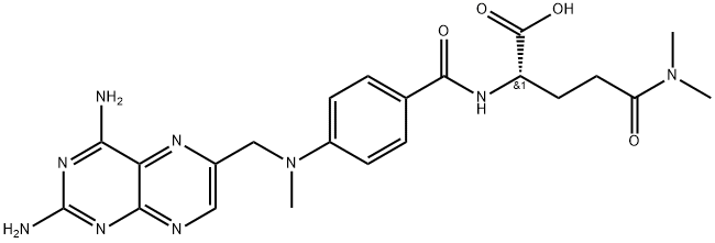 methotrexate-gamma-dimethylamide Structure