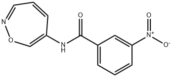 3-Nitro-N-1,2-oxazepin-6-ylbenzamide Struktur