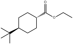 4α-tert-Butylcyclohexane-1β-carboxylic acid ethyl ester Structure