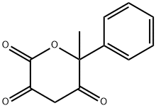 2H-Pyran-2,3,5(4H,6H)-trione, 6-methyl-6-phenyl- Structure