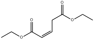 2-Pentenedioic acid, diethyl ester, (Z)- (9CI) Struktur