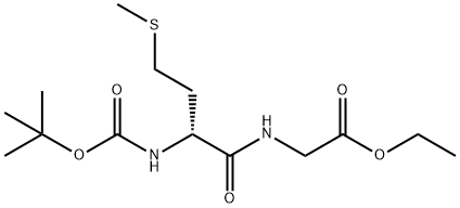 Boc-D-Met-Gly-OEt,74085-81-7,结构式