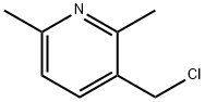Pyridine, 3-(chloromethyl)-2,6-dimethyl- Struktur
