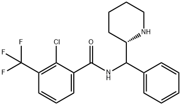 Benzamide, 2-chloro-N-[(S)-phenyl(2S)-2-piperidinylmethyl]-3-(trifluoromethyl)-|化合物 T28858