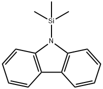 9-三甲硅基-9H-咔唑 结构式