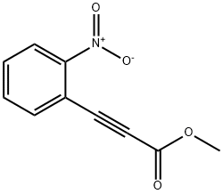 2-Propynoic acid, 3-(2-nitrophenyl)-, methyl ester 化学構造式