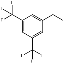 Benzene, 1-ethyl-3,5-bis(trifluoromethyl)- Structure