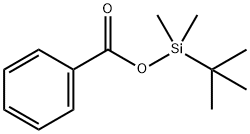 Silanol, 1-(1,1-dimethylethyl)-1,1-dimethyl-, 1-benzoate Structure
