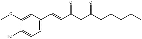 1-Dehydro-6-gingerdione Structure