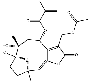 ピプトカルフィンA 化学構造式