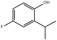 Phenol, 4-fluoro-2-(1-methylethyl)- Struktur