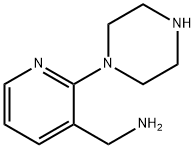 2-(哌嗪-1-基)吡啶-3-基]甲胺, 771580-77-9, 结构式