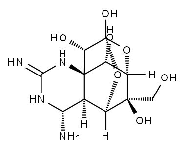 (8S)-4-Amino-4-deoxytetrodotoxin Structure